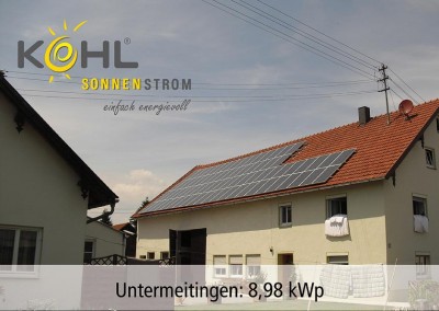 Photovoltaik in Untermeitingen